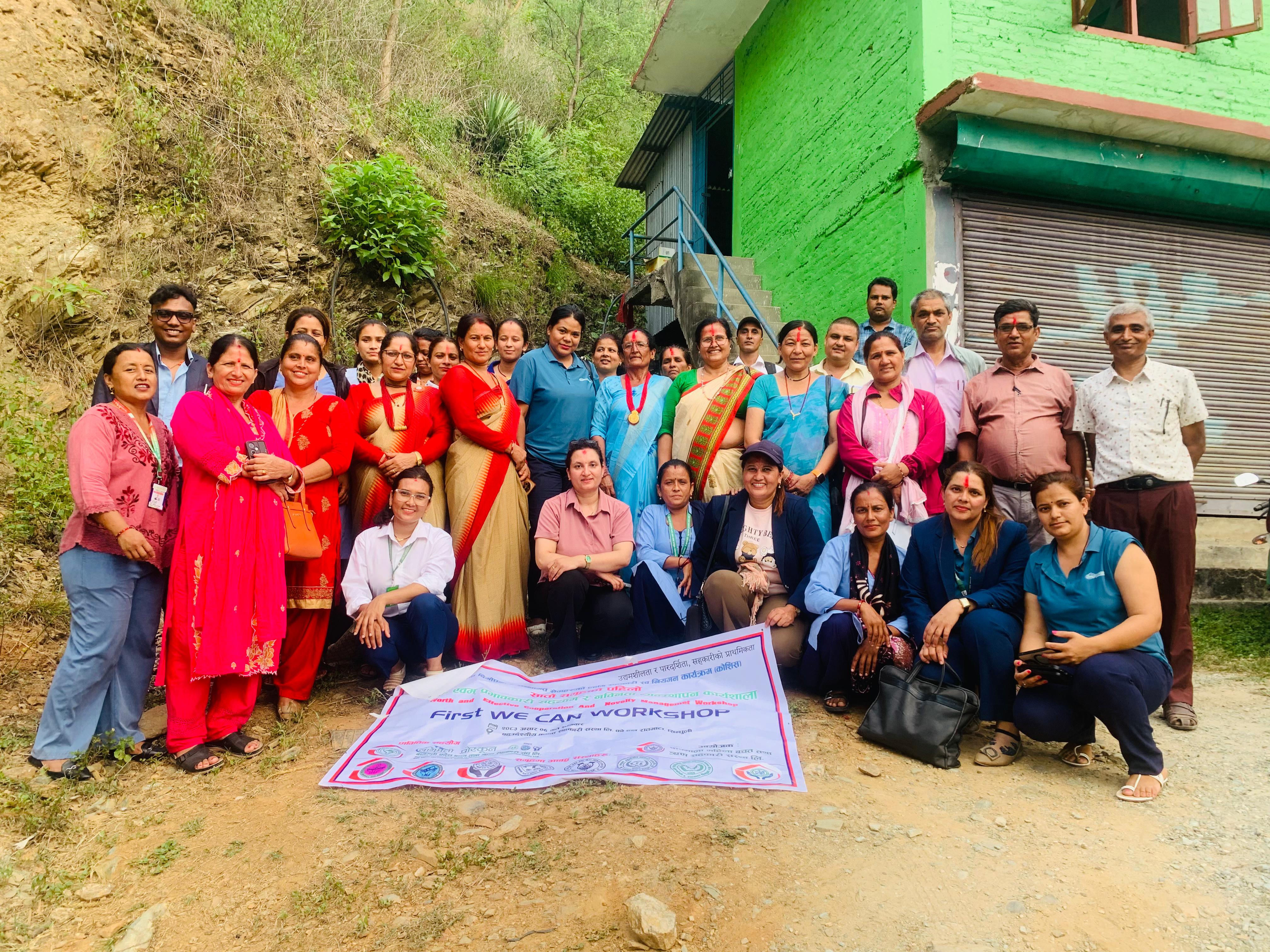 कोशिस सातौ समूहको पहिलो WE CAN कार्यशाला सम्पन्न