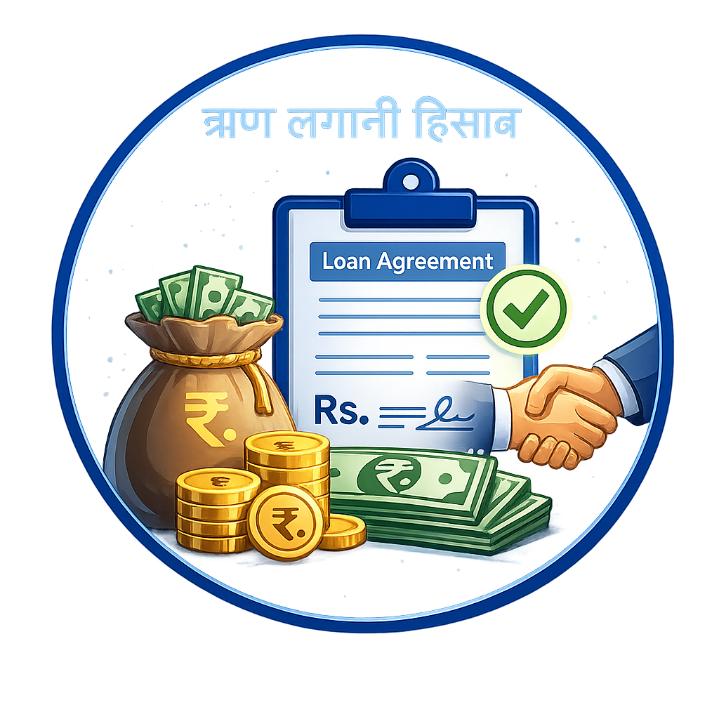 ऋण लगानी हिसाब